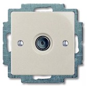 Розетка ABB Basic 55 1724-0-4317 (шале-белый)