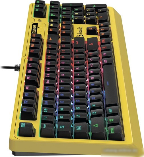 Клавиатура A4Tech B810RC (желтый)