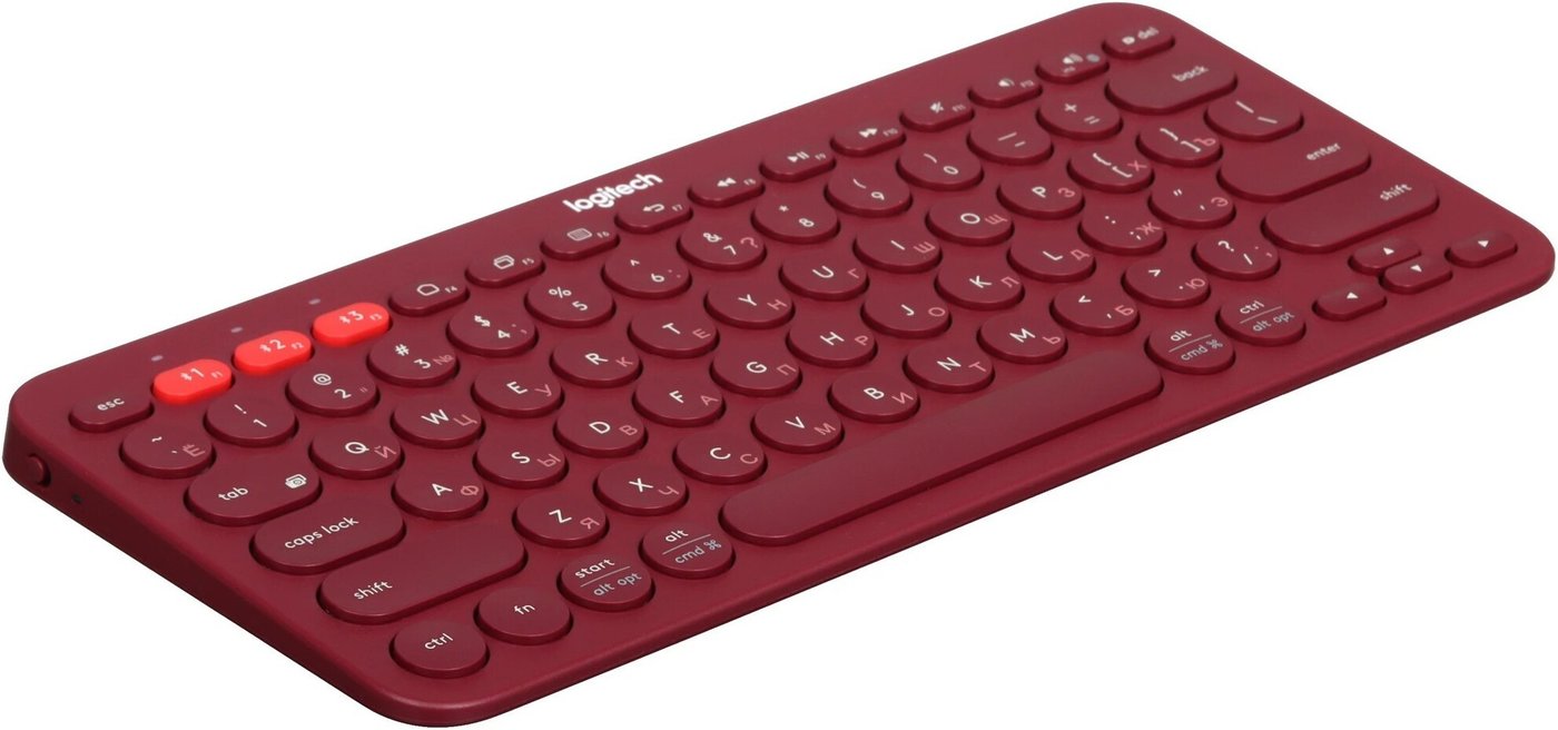 Клавиатура Logitech Multi-Device K380 Bluetooth 920-007655 (красный)