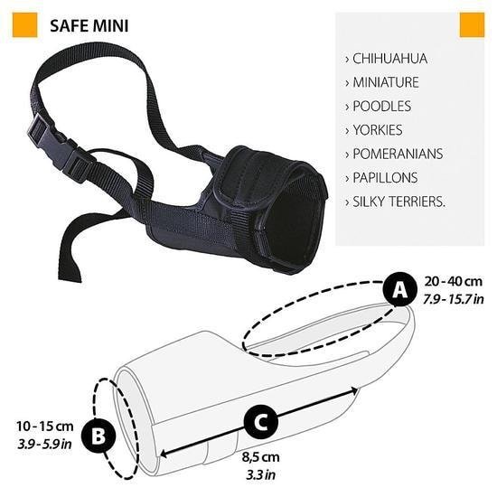 Намордник Ferplast Safe Mini 75580917 (черный)
