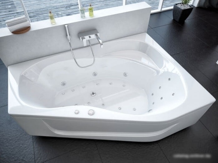 Ванна Aquatek Медея 170x95 (с экраном и каркасом, слив слева)