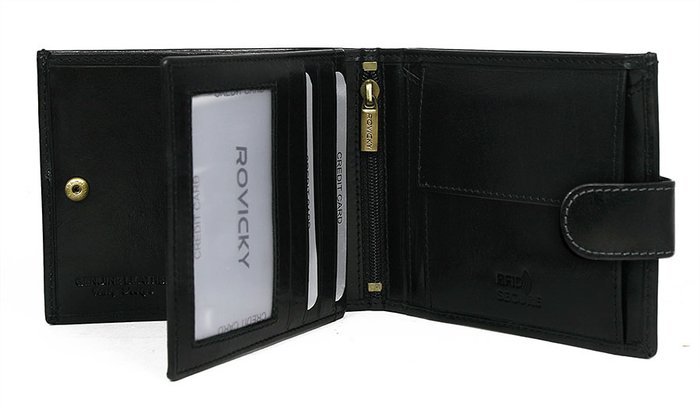 Кошелек Cedar Rovicky N01L-RVTP (черный/красный)