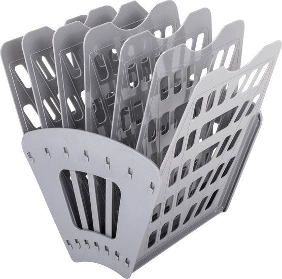 Лоток для бумаг BRAUBERG Basic 237020 (серый)