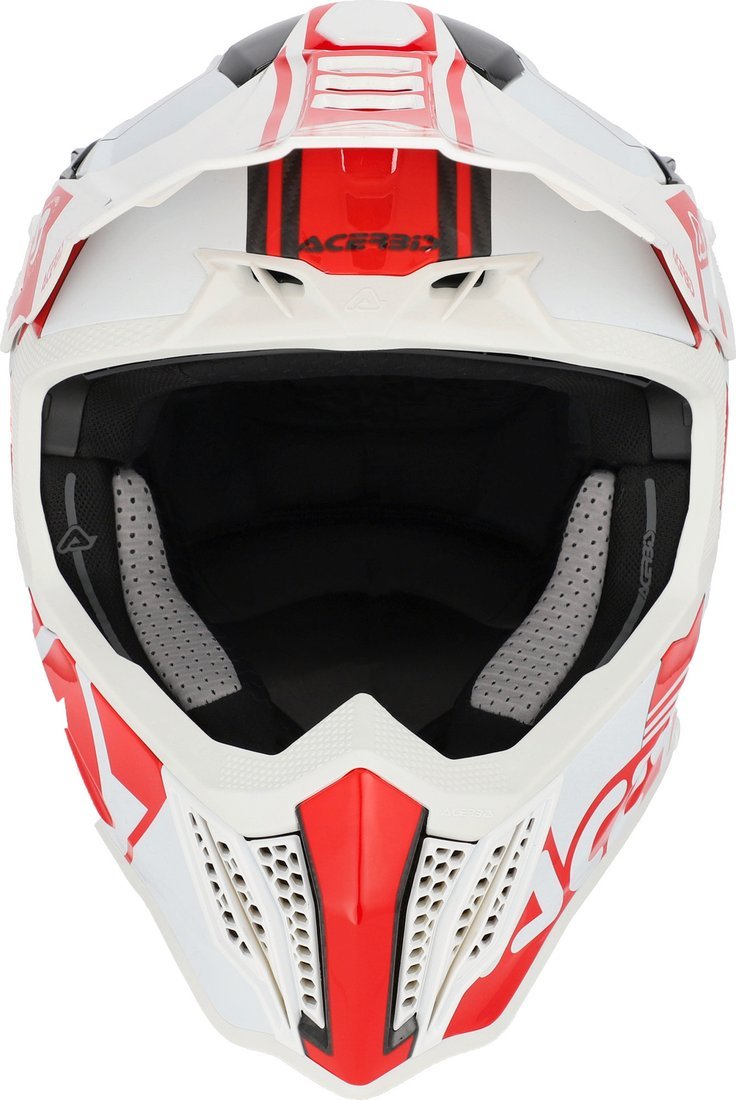 Мотошлем Acerbis Airstrike-C 0026832.239.069 (XXL, белый/красный)