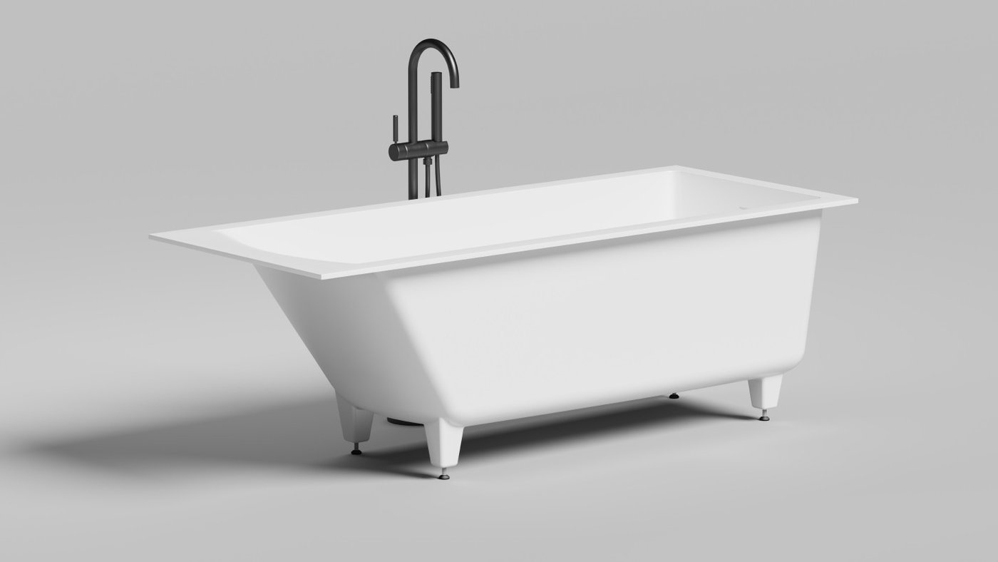 Ванна Salini Cascata Kit 170x70 104823M (S-Stone, матовый)