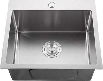 Кухонная мойка GranFest Metal нержавеющая сталь AISI 304 GF-5050 (с сифоном)