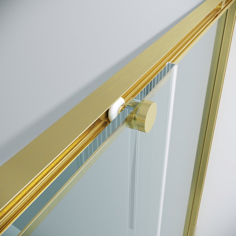 Душевой уголок Grossman Galaxy 120x70x195 300.K33.01.1270.32.00 (золото сатин/прозрачное стекло)
