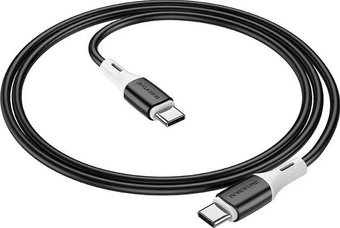 Кабель Borofone BX79 USB Type-C - USB Type-C (1 м, черный)