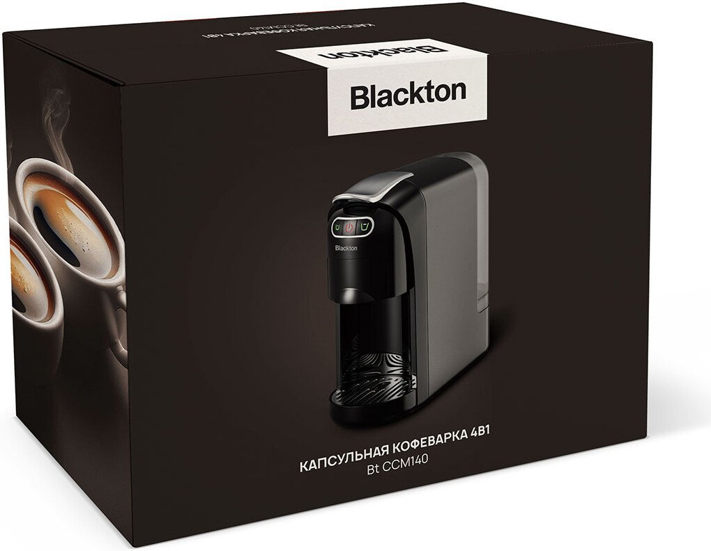 Капсульная кофеварка Blackton Bt CCM140 (черный)