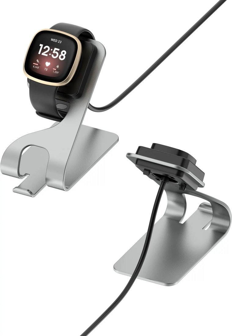 Док-станция Bingo для Google Pixel Watch 2/3/FITBIT Ace LTE/Versa 3/4/Sense 1/2 (серый)