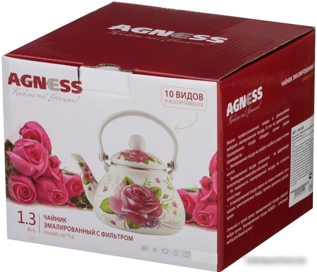 Чайник без свистка Agness 934-346
