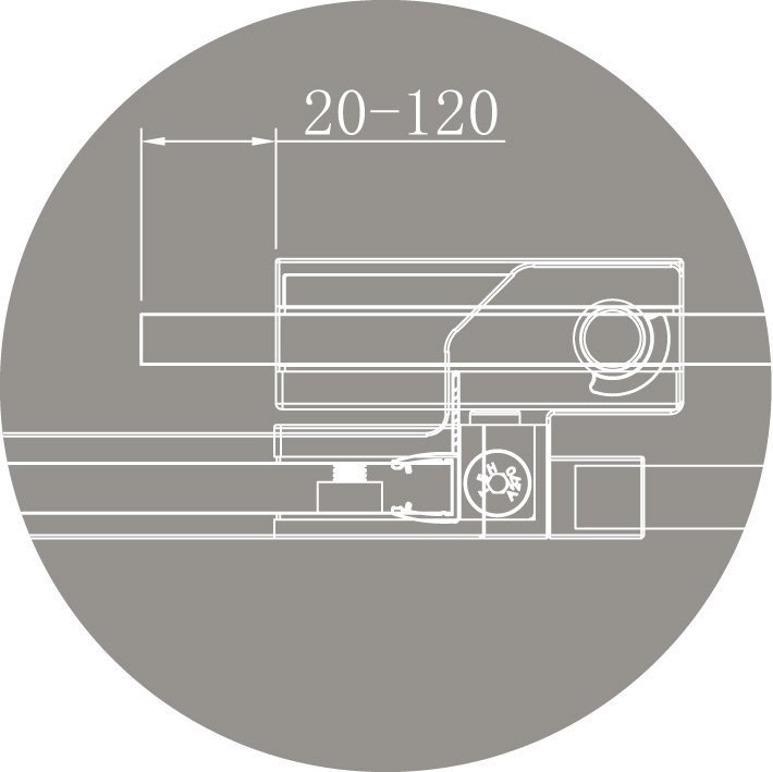 Душевой уголок Cezares SLIDER-AH-1-100-70/80-C-GM