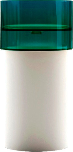 Умывальник Abber Kristall AT2701White-Aquamarin-H (белый/бирюзовый)