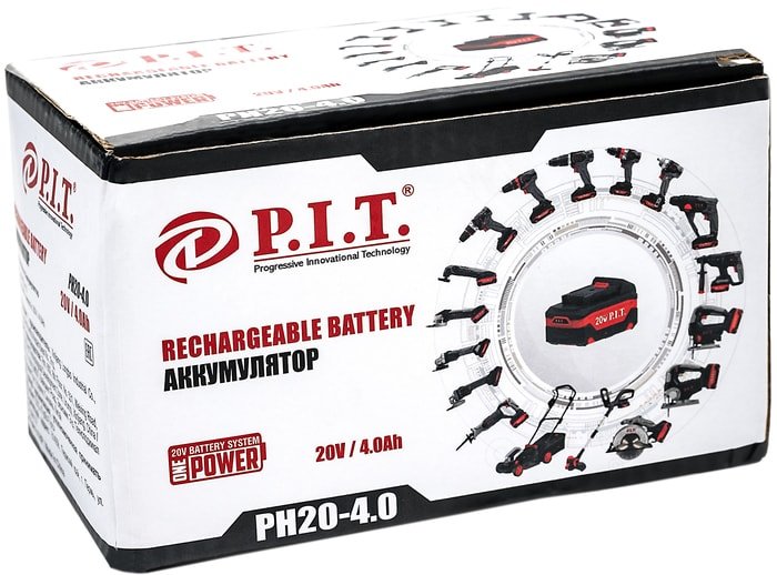 Аккумулятор P.I.T PH20-4.0 (20В/4 Ah)