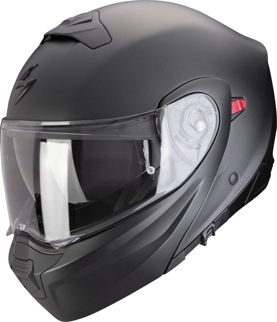 Мотошлем Scorpion Exo EXO-930 Evo Solid (р. M, черный матовый)