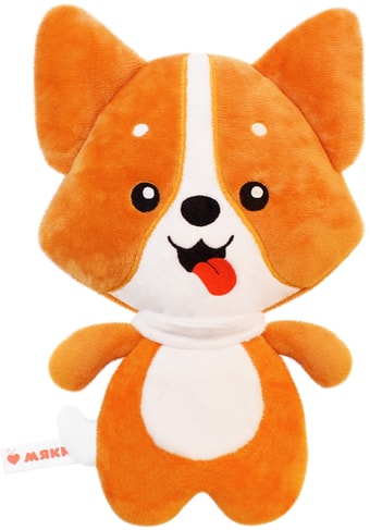 Игрушка-грелка Мякиши Разогрелка Корги с вишневыми косточками