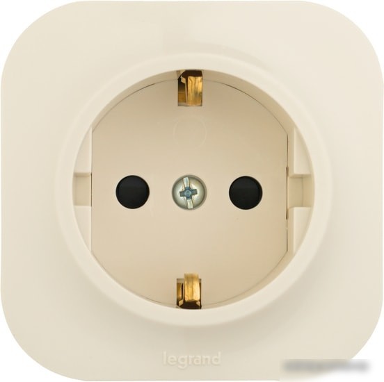 Розетка Legrand Quteo 782250 (слоновая кость)