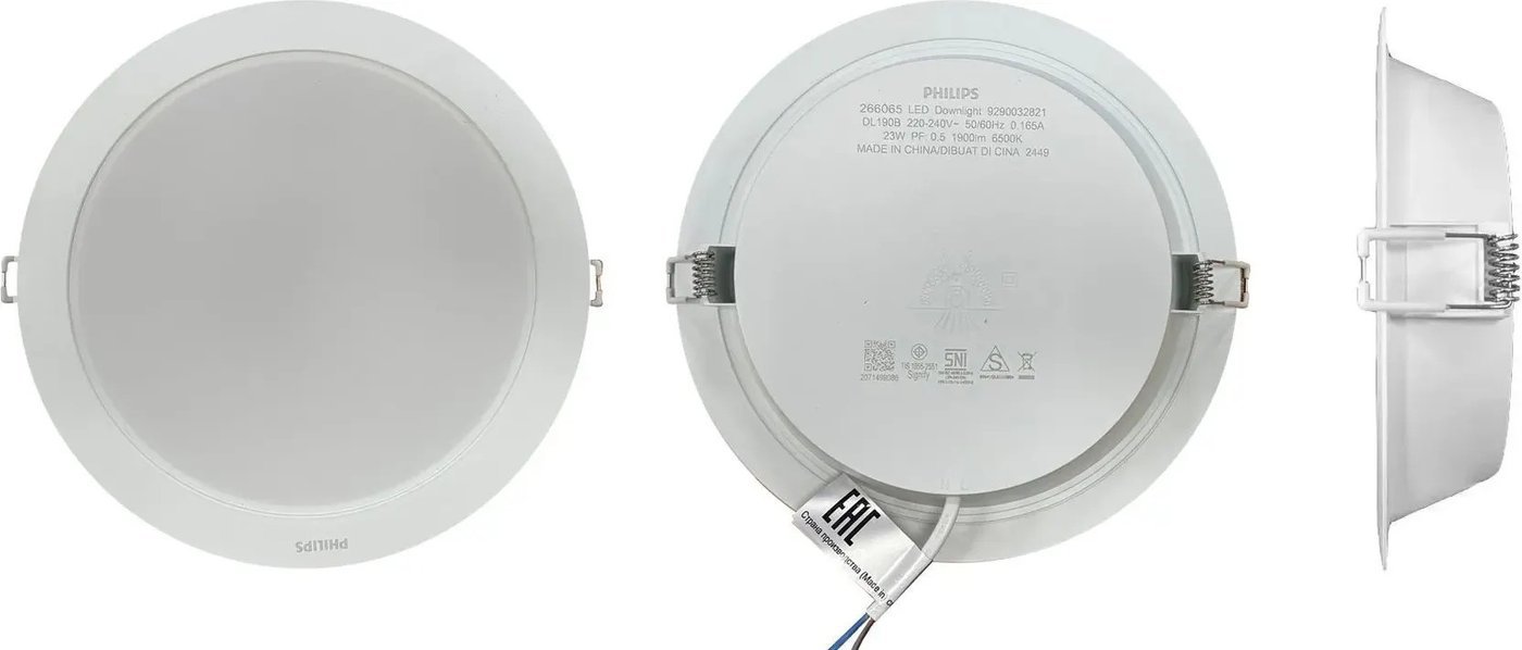 Точечный светильник Philips Eridani DL190B LED6 D100 7W 840 WH 929003281107