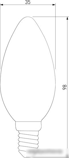 Светодиодная лампа Elektrostandard C35 7W 3300K E14 BLE1411