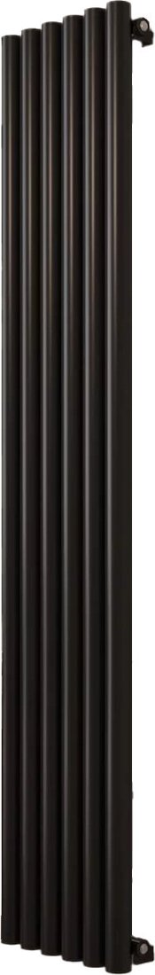 Стальной трубчатый радиатор Faberg Garmonia 1/50 (черный матовый RAL-9005, 6 секций)