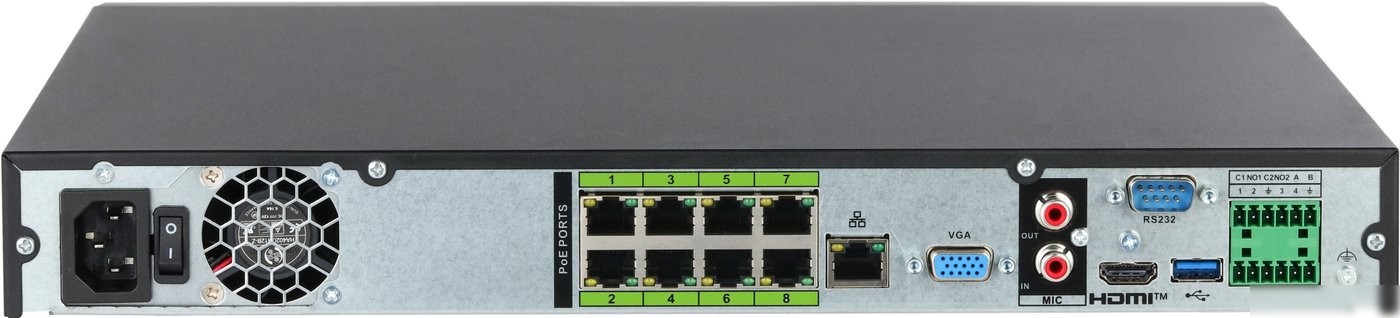 Сетевой видеорегистратор Dahua DHI-NVR5208-8P-EI2