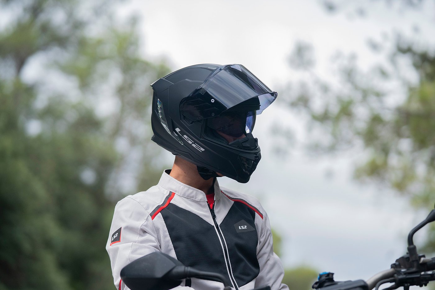Мотошлем LS2 FF818 Storm III Kaos (XS, желтый)