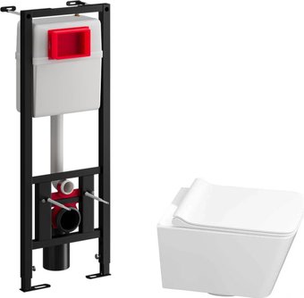Унитаз подвесной Керамин Тобаго R МЛ Slim + Ани Пласт WC1010