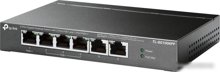 Неуправляемый коммутатор TP-Link TL-SG1006PP V1