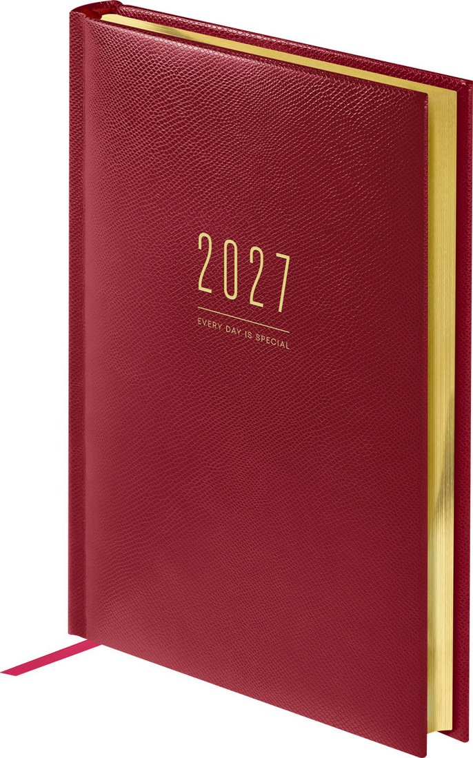 Ежедневник BG Dallas 2027 DdА5_68069 (176л, темно-красный)