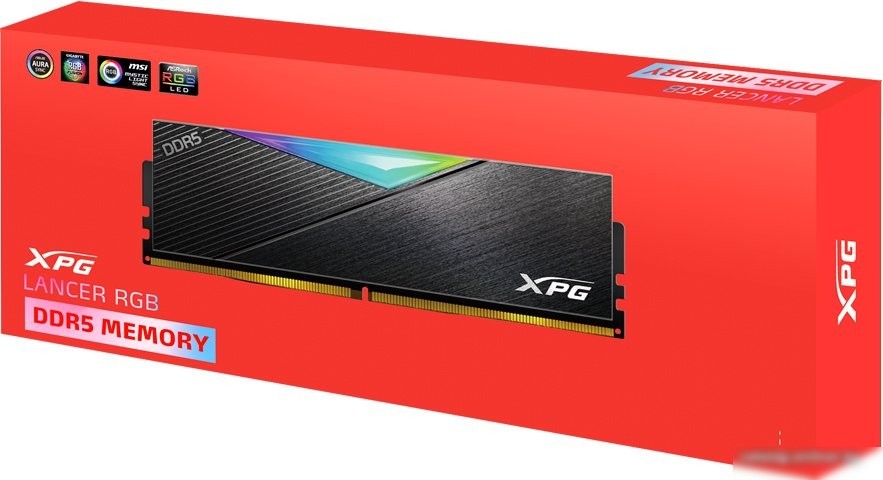 Оперативная память ADATA XPG Lancer RGB 2x48ГБ DDR5 6000МГц AX5U6000C3048G-DCLARBK