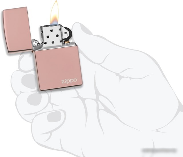 Зажигалка Zippo High Polish Rose Gold 49190ZL