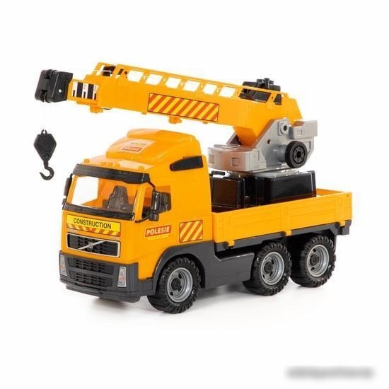 Полесье Volvo автомобиль-кран с поворотной платформой 58317