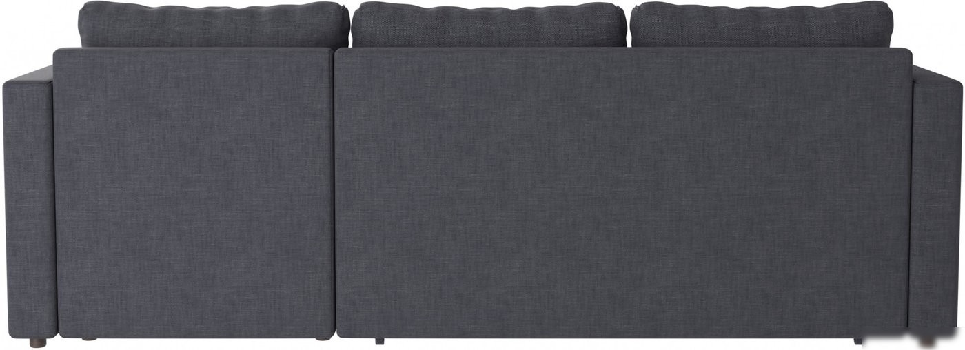 Угловой диван Mio Tesoro Тилаус короткий подлокотник (Dark Grey)