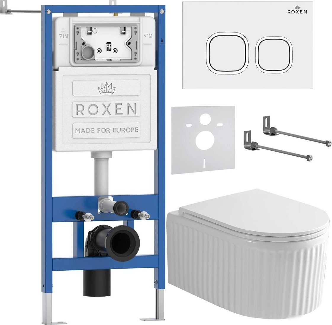 Унитаз подвесной Roxen StounFix Dual Fresh 968265