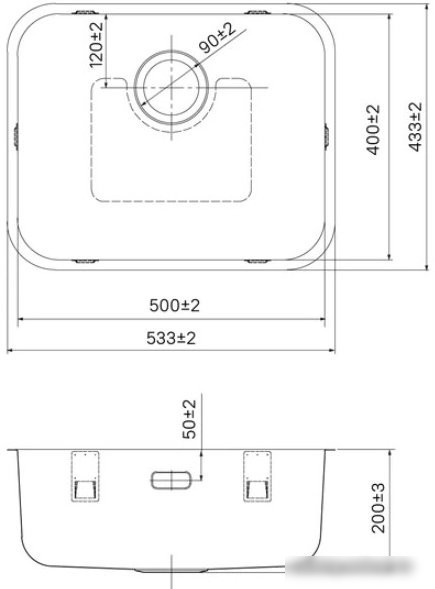 Кухонная мойка IDDIS Mate MAT53S0i77