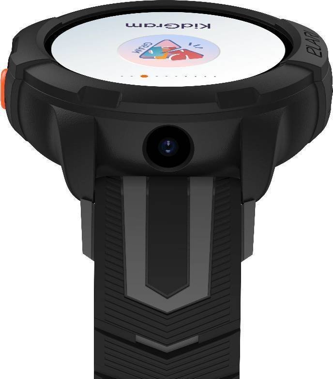 Детские умные часы Elari KidPhone 4G Wink (черный)