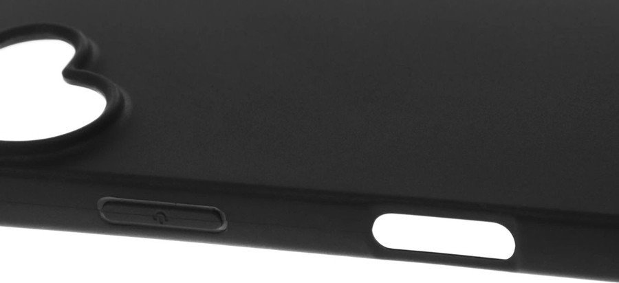 Чехол для телефона BoraSCO Silicone Case для Apple iPhone 16 73513 (черный)