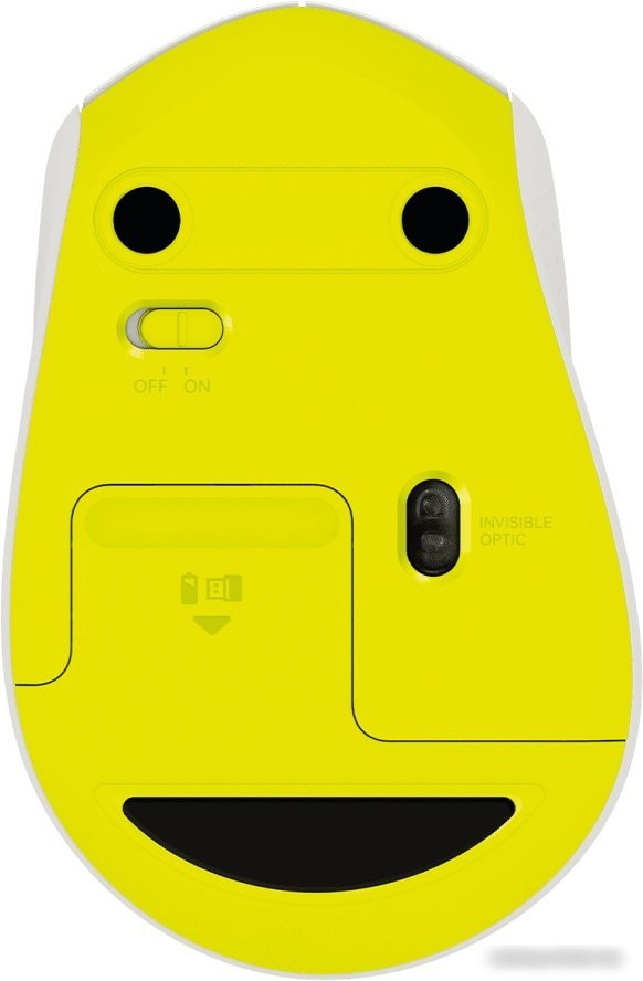 Мышь Logitech M330 Silent Plus (белый/желтый)