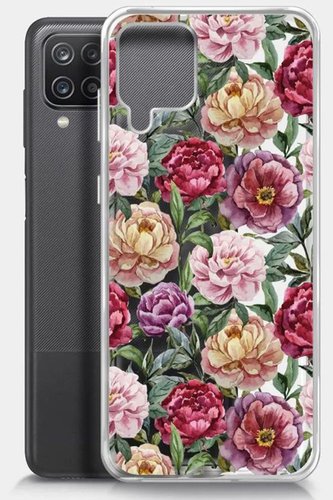 Чехол для телефона BoraSCO ArtWorks для Samsung Galaxy A12/M12 51398 (прозрачный/рисунок)