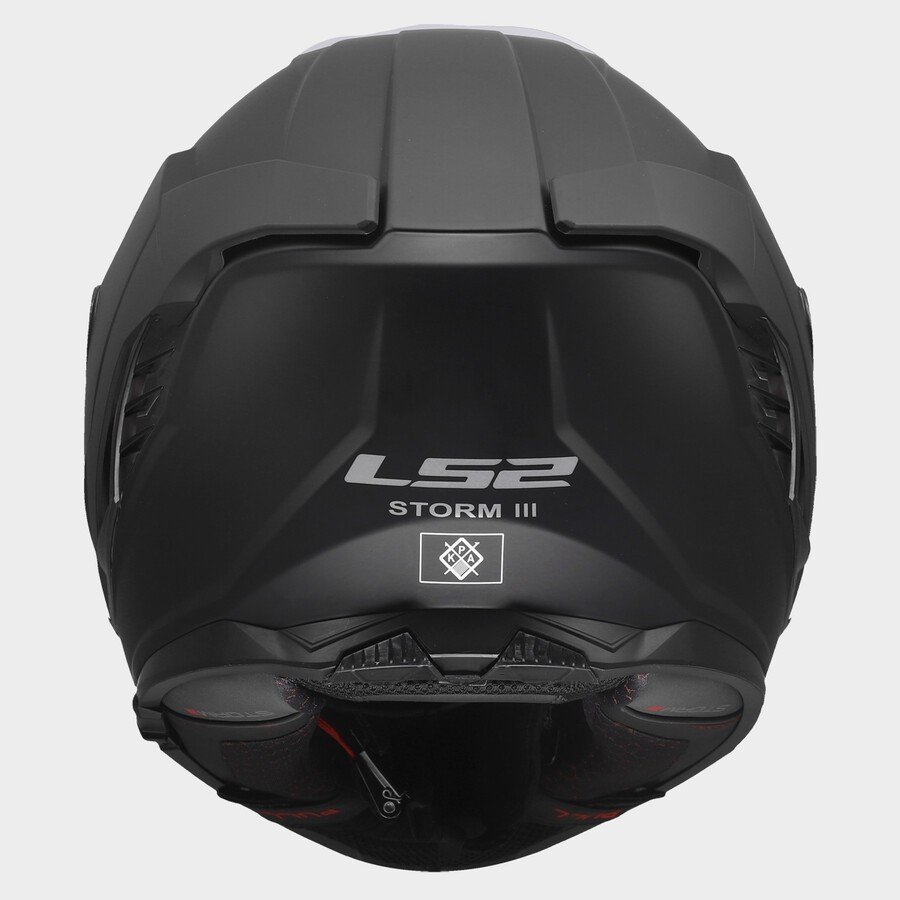 Мотошлем LS2 FF818 Storm III Solid (3XL, черный матовый)