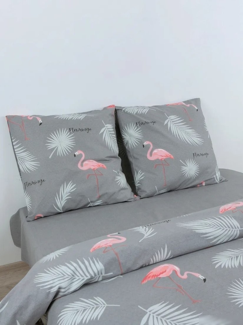 Постельное белье Блакiт Фламинго 2сп 70х70 545305/457972