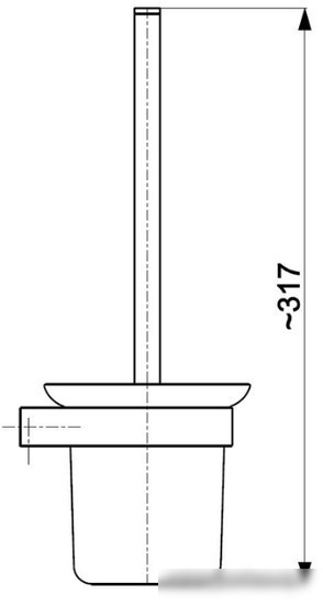 Ершик для унитаза Armatura 864-031-00