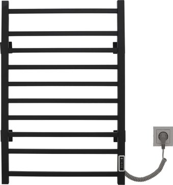 Полотенцесушитель Gloss & Reiter Pro-gress тип.Э2 Л.50x80.P10 Муар Black (П) Таймер