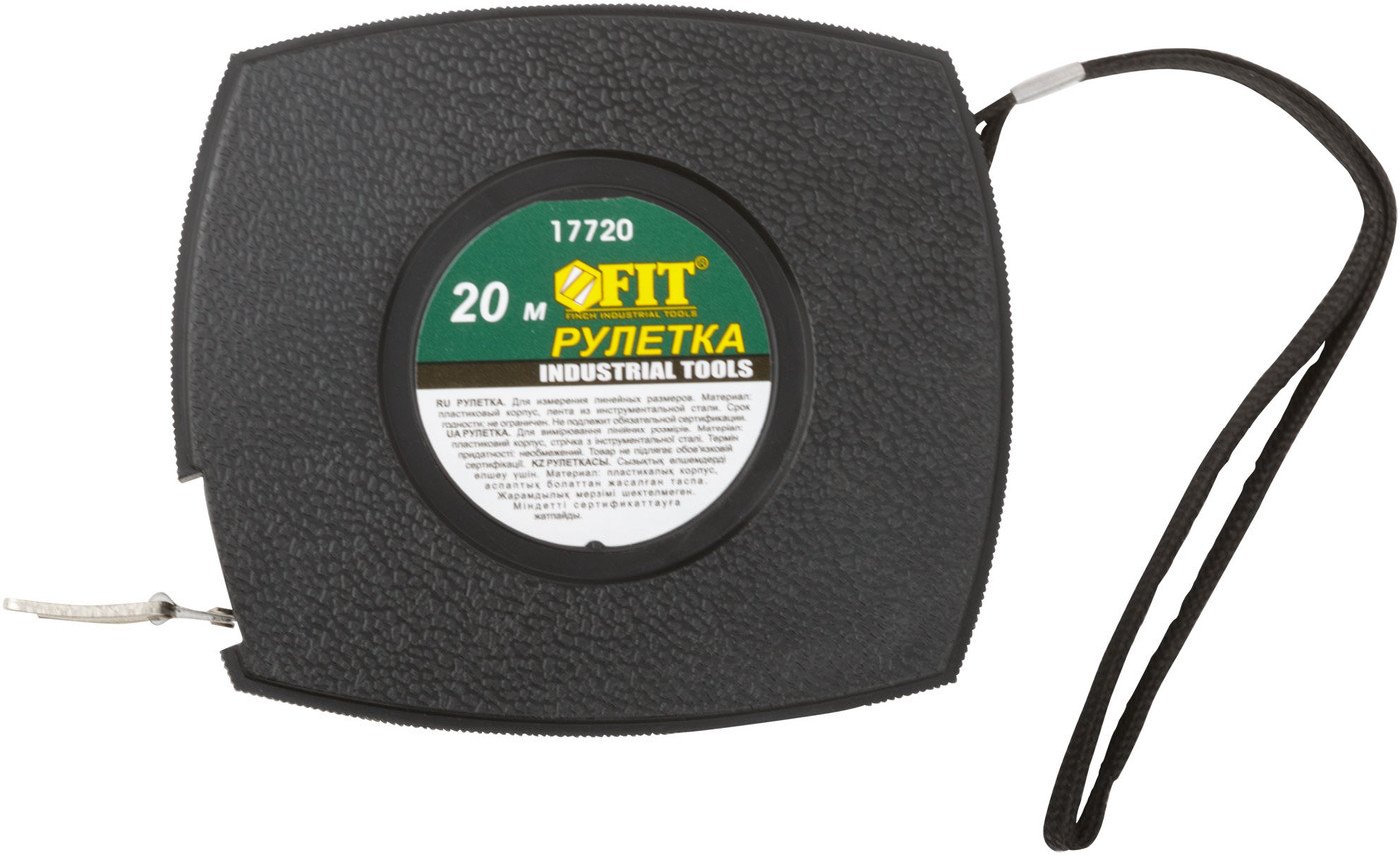 Рулетка FIT 20м 17720 (черный)