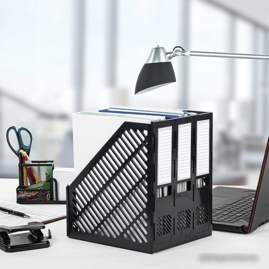 Лоток для бумаг BRAUBERG Office-Expert 238017 (черный)