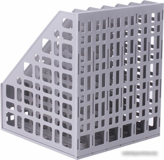 Лоток для бумаг BRAUBERG Maxi Plus 237016 (серый)
