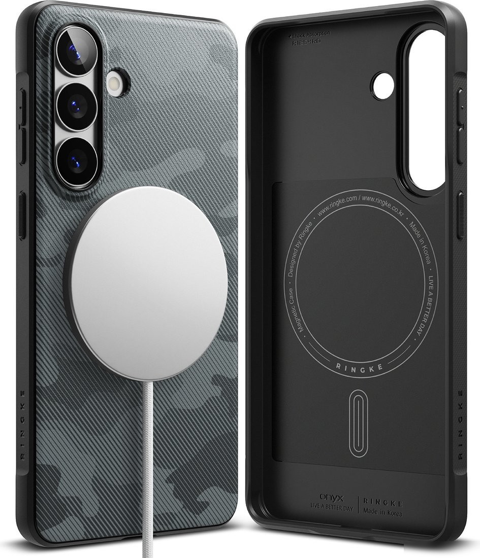 Чехол для телефона Ringke Onyx Magnetic для Galaxy S26 (Camo Black)