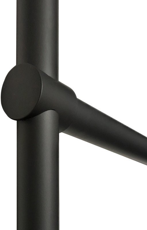 Полотенцесушитель Fincopper FCL 90x50 Ral 9005 (нижнее подключение, черный)