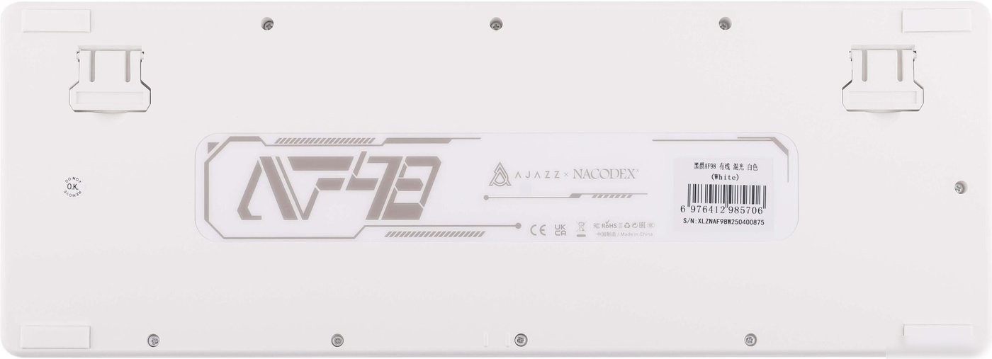 Клавиатура Ajazz AF98 Wired (белый)
