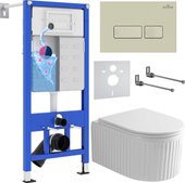 Унитаз подвесной Roxen StounFix Dual Fresh 968222